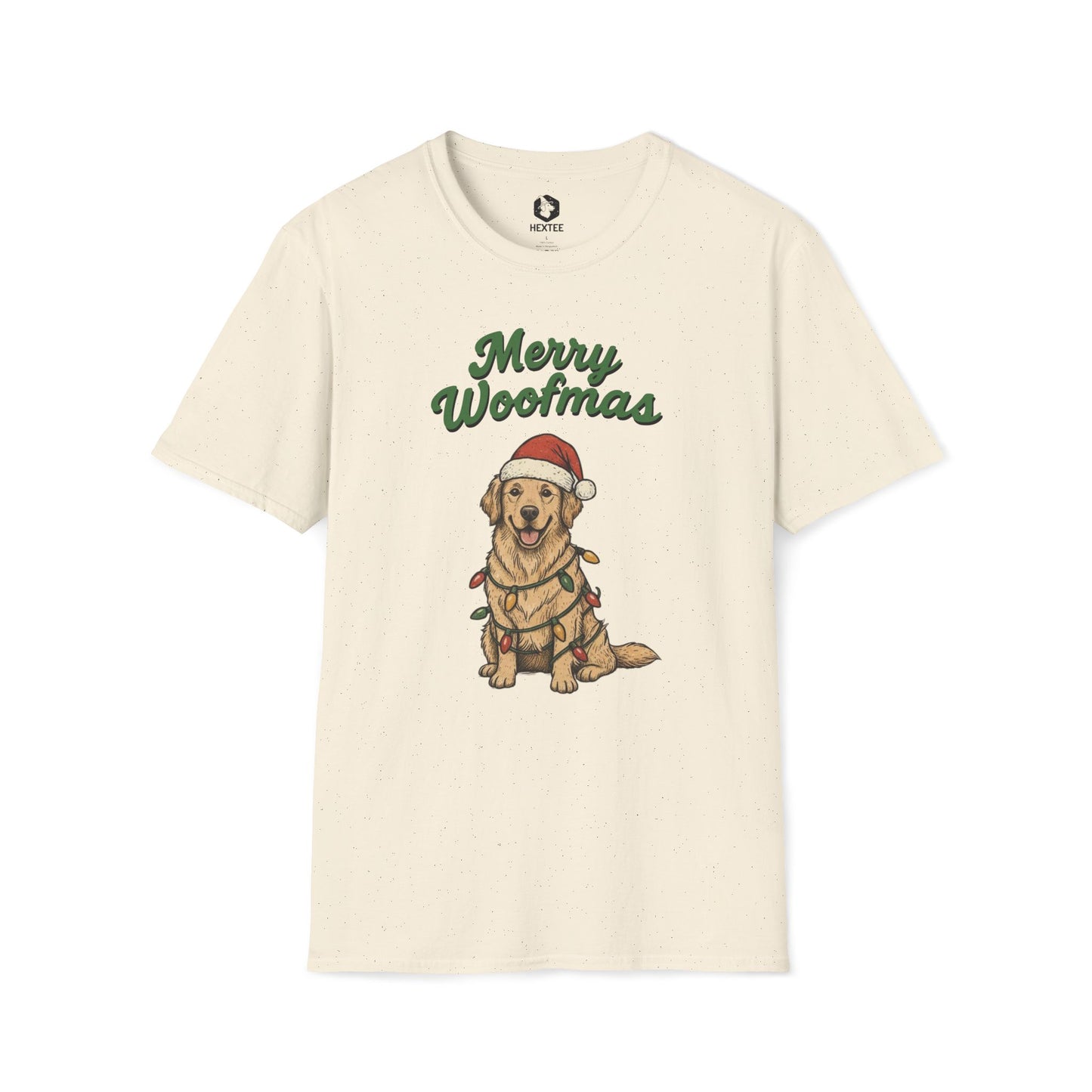 Merry Woofmas Golden Retriever T-shirt