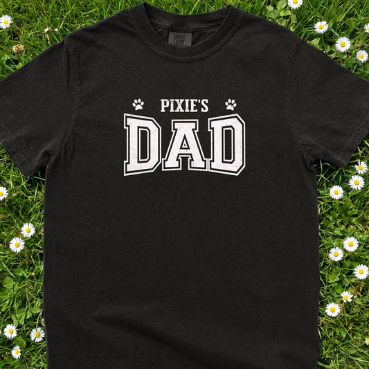 Dog Dad Personalized - Comfort Colors Premium Tee