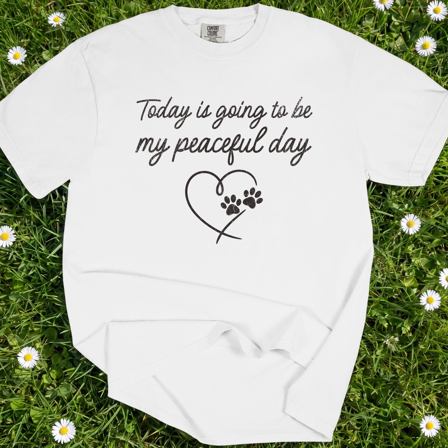 Today Is Going To Be My Peaceful Day - Comfort Colors Premium Tee