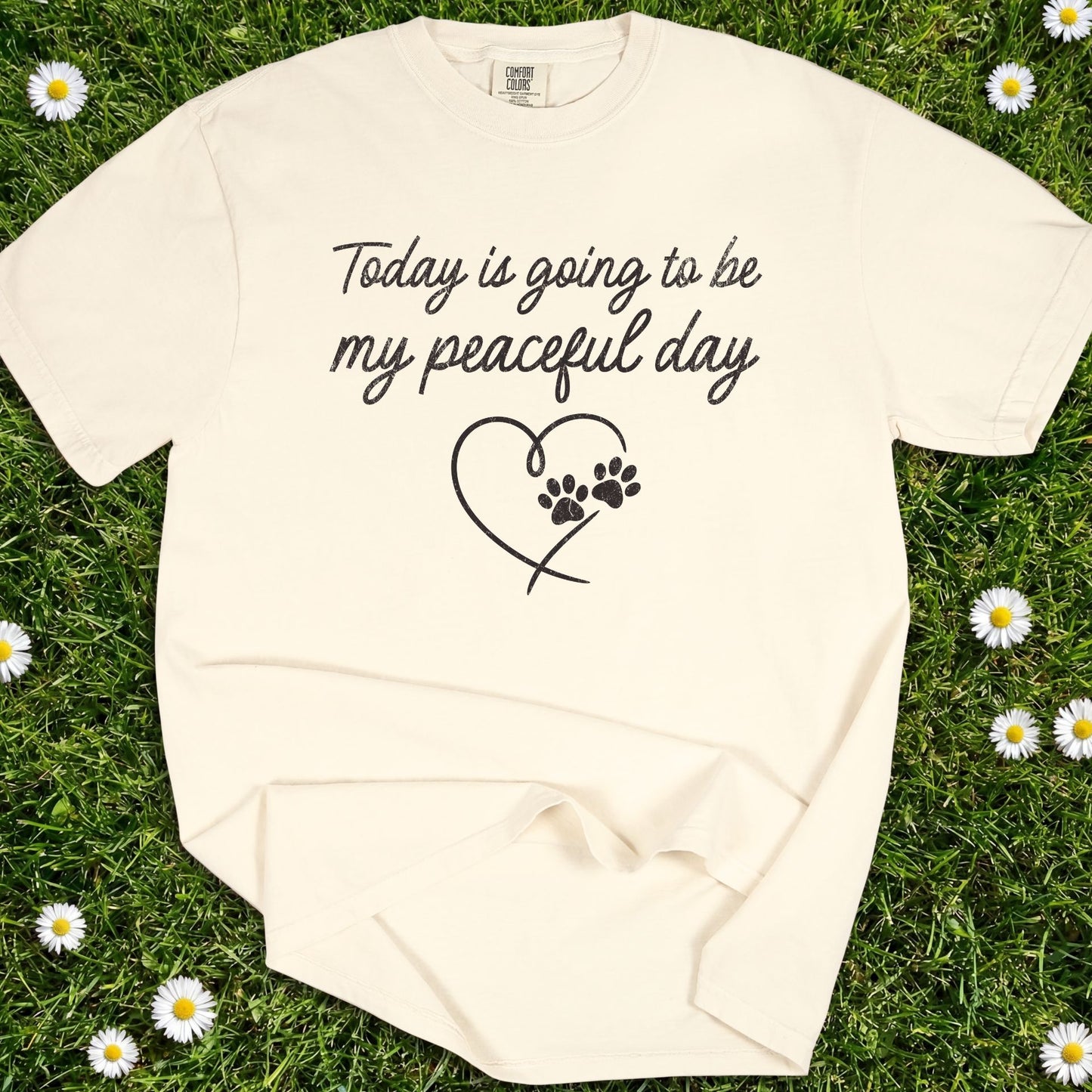Today Is Going To Be My Peaceful Day - Comfort Colors Premium Tee