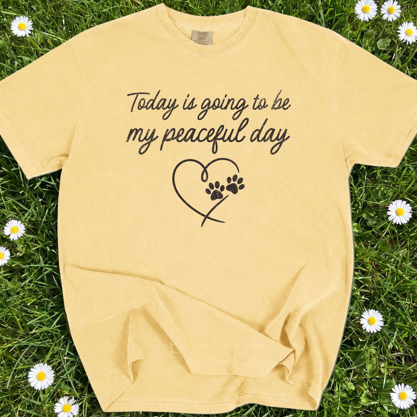 Today Is Going To Be My Peaceful Day - Comfort Colors Premium Tee