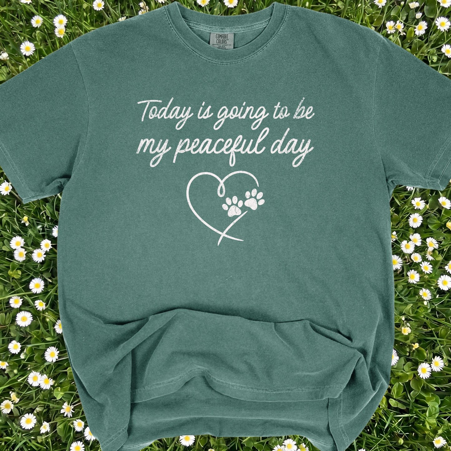 Today Is Going To Be My Peaceful Day - Comfort Colors Premium Tee