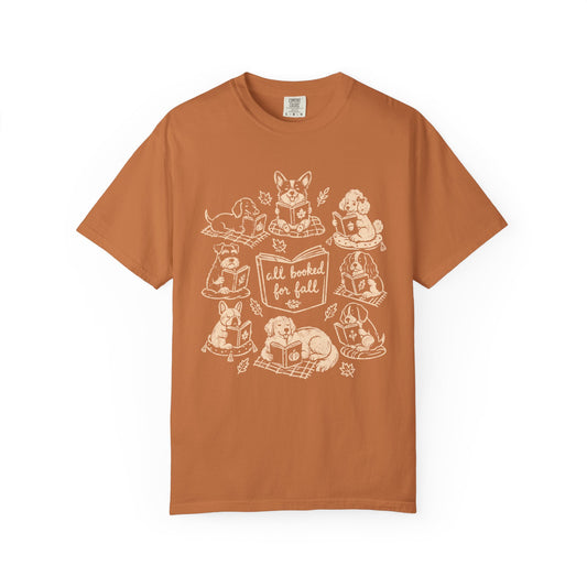 All Booked For Fall - Comfort Colors Premium Tee