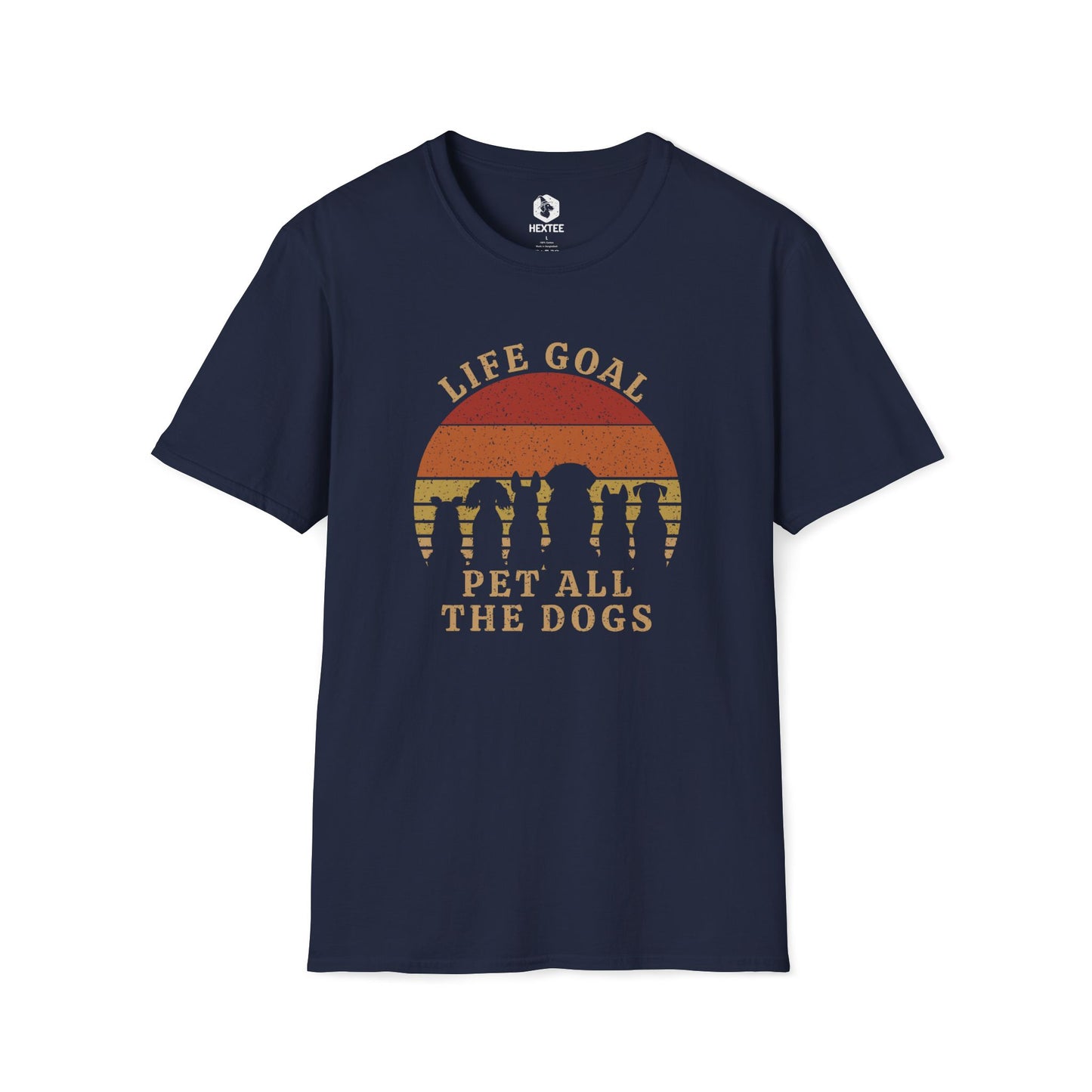 Life Goal Pet All The Dogs T-shirt