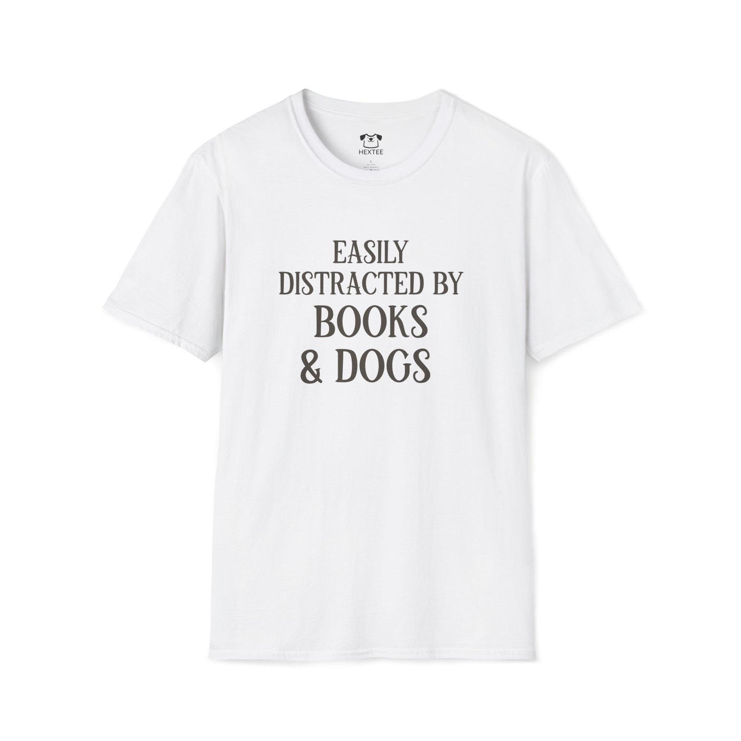 Easily Distracted By Books And Dogs