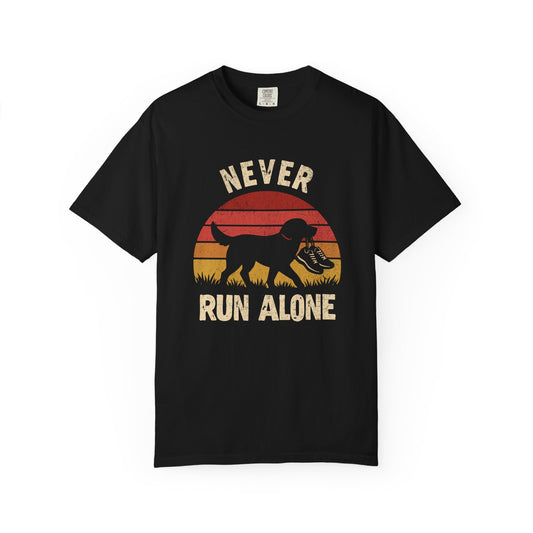 Never Run Alone - Comfort Colors Premium Tee