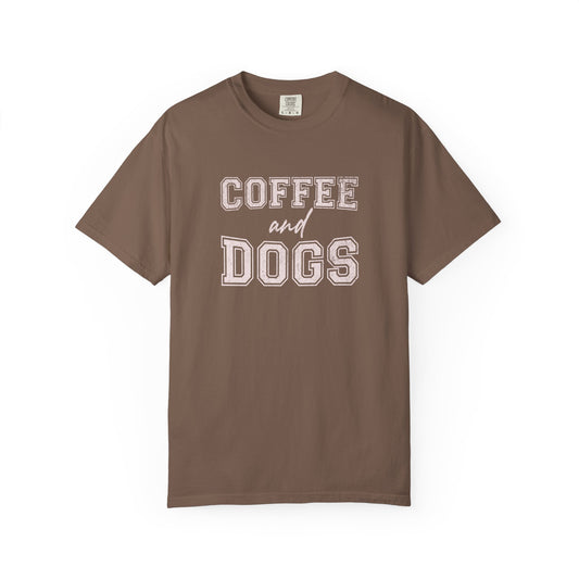 Coffee And Dogs - Comfort Colors Premium Tee