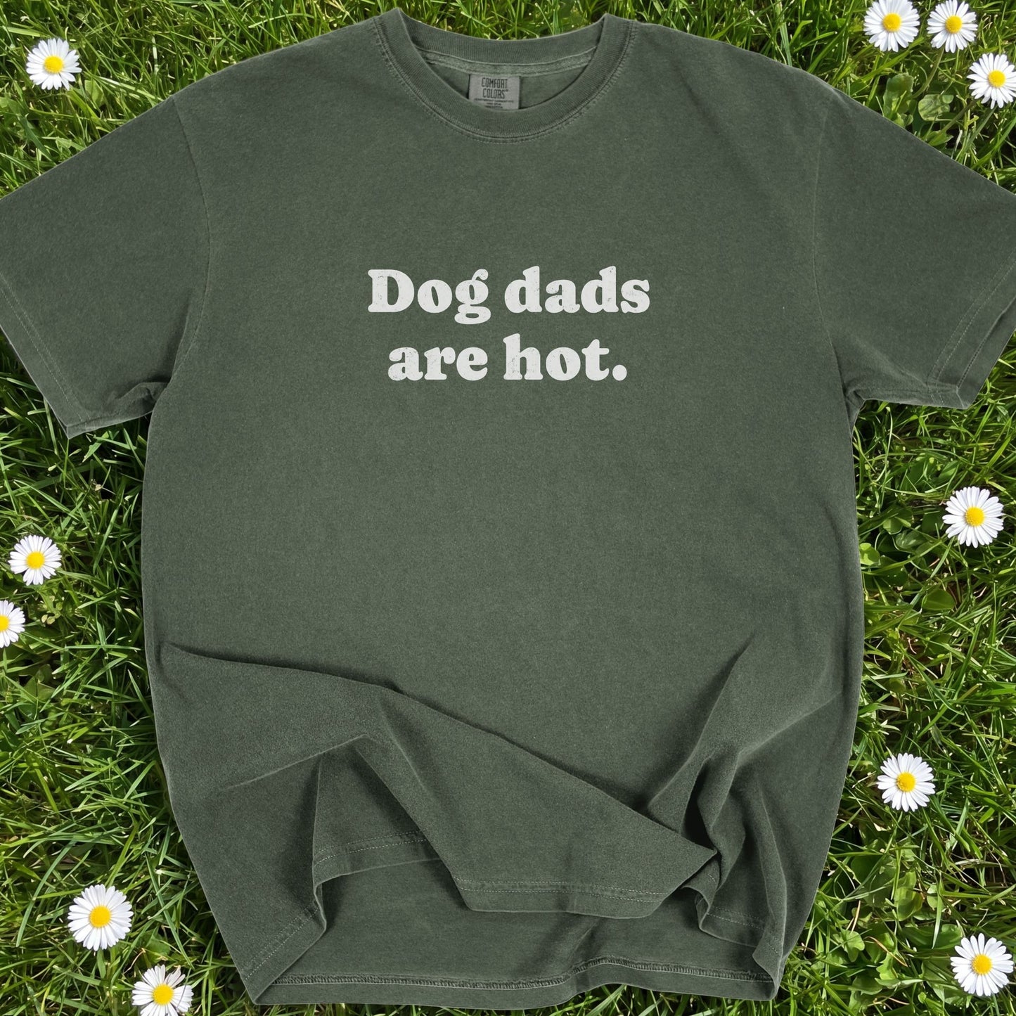 Dog dads are hot - Comfort Colors Premium Tee