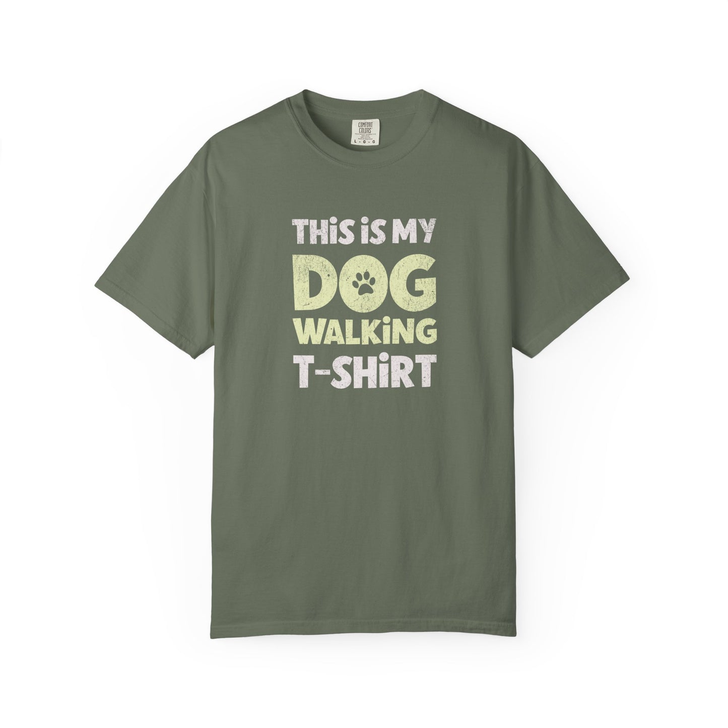 This Is My Dog Walking Shirt - Comfort Colors Premium Tee