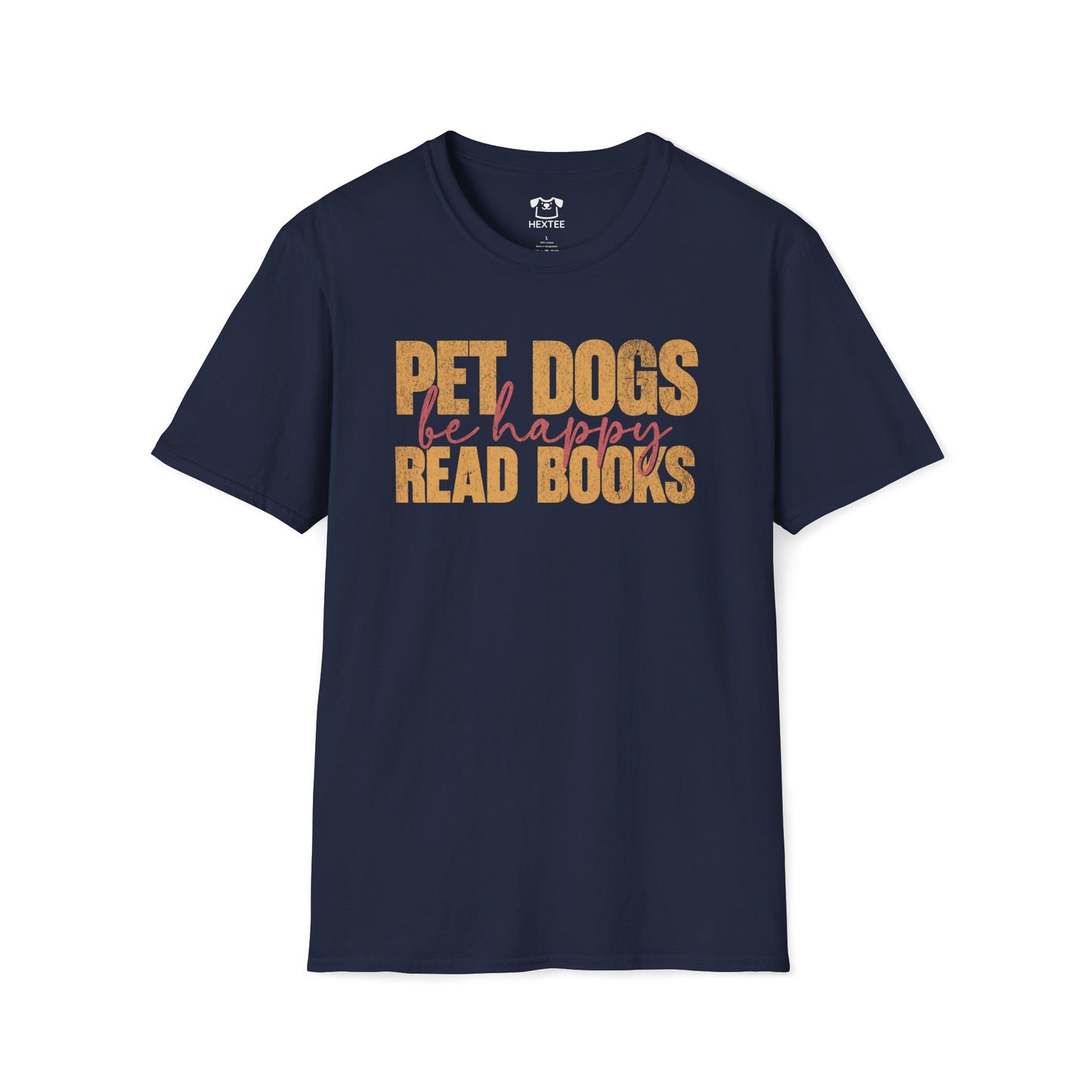Pet Dogs Read Books Be Happy
