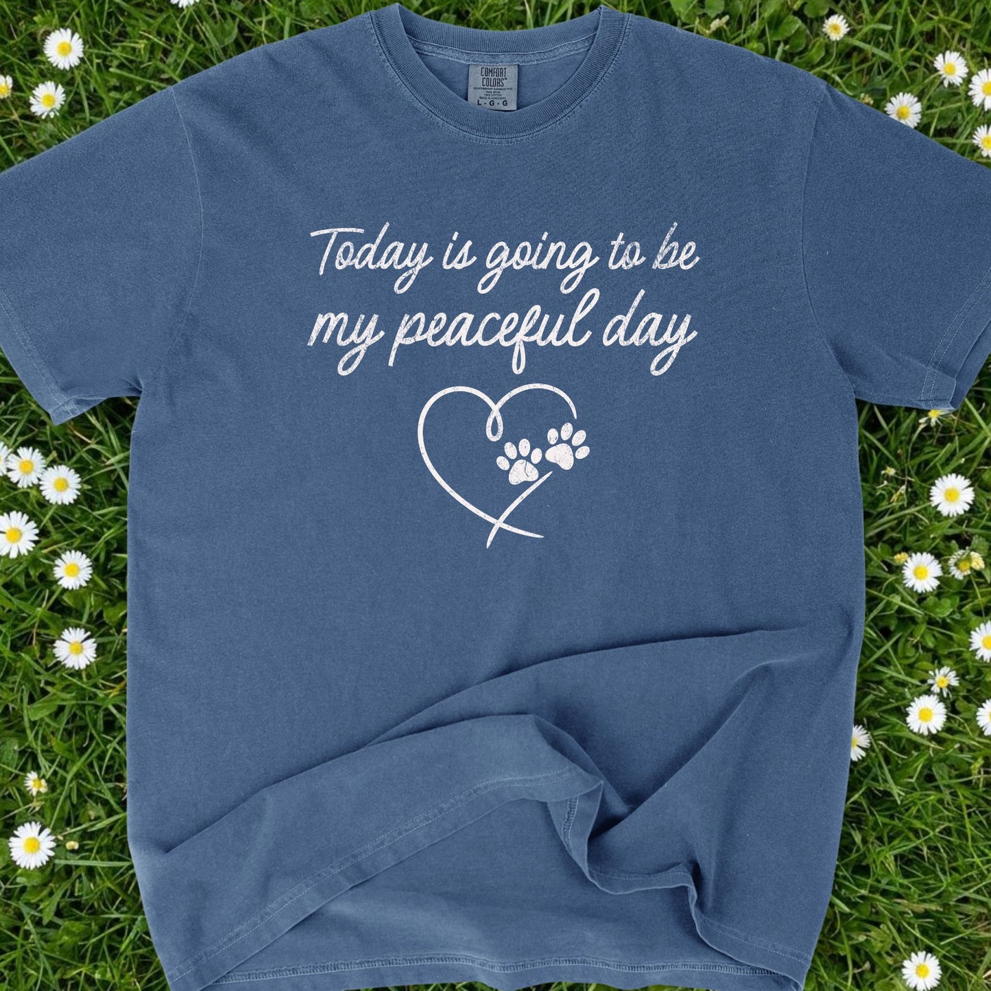 Today Is Going To Be My Peaceful Day - Comfort Colors Premium Tee