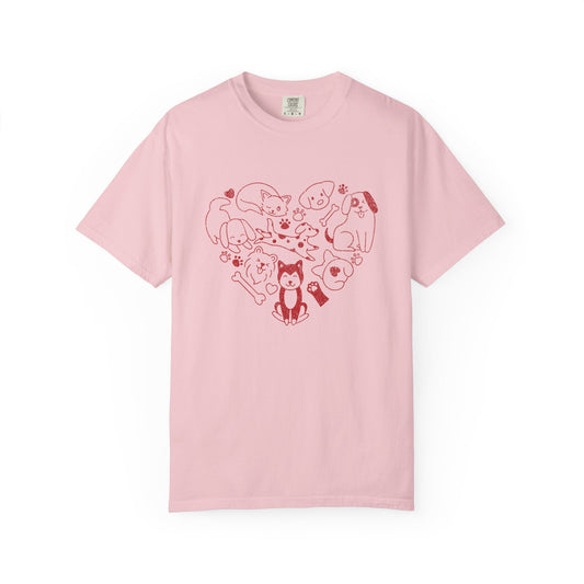 Heart Full Of Dogs - Comfort Colors Premium Tee