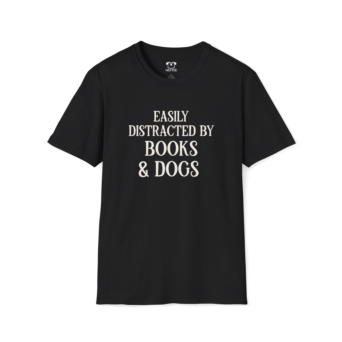 Easily Distracted By Books And Dogs