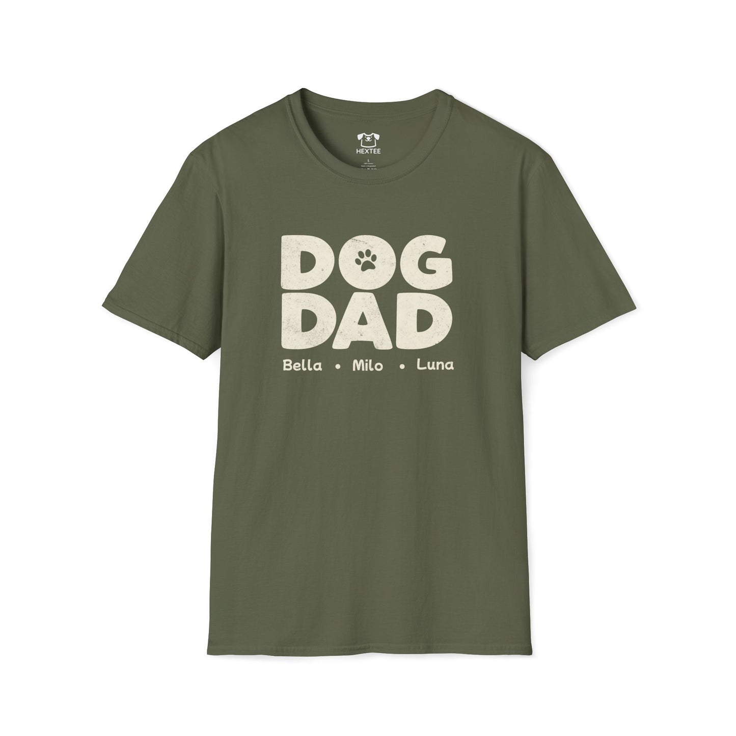 Dog Dad Personalized T-Shirt