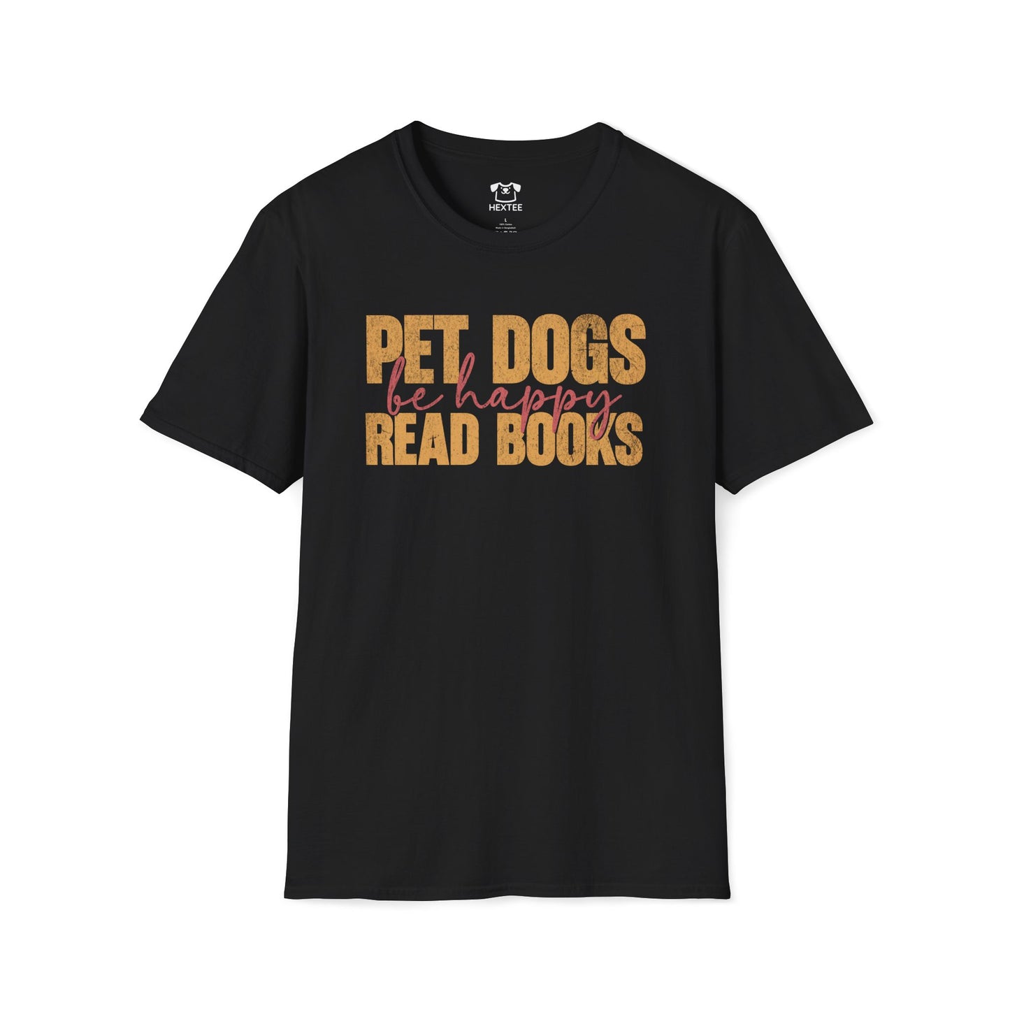 Pet Dogs Read Books Be Happy