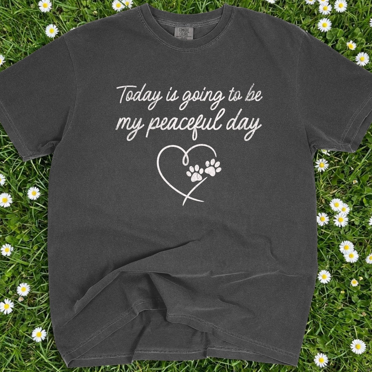 Today Is Going To Be My Peaceful Day - Comfort Colors Premium Tee