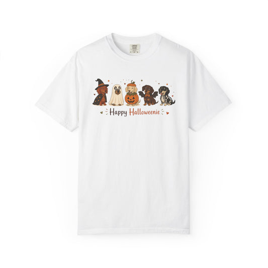 Happy Halloweenie - Comfort Colors Premium Tee