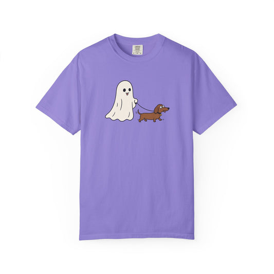 Ghost With A Dog - Comfort Colors Premium Tee