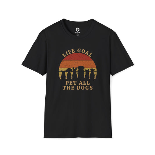 Life Goal Pet All The Dogs T-shirt