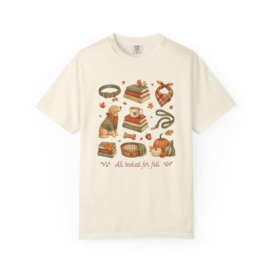 All Booked For Fall - Comfort Colors Premium Tee