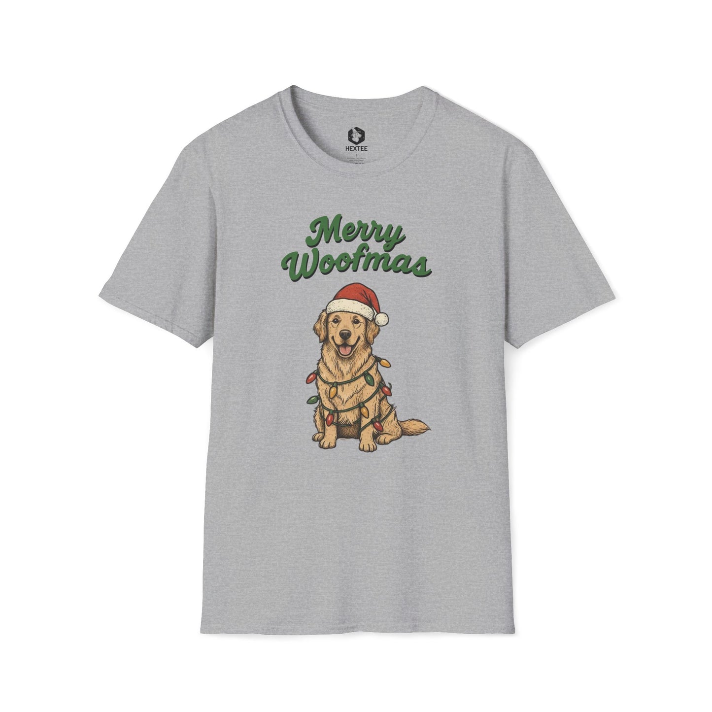 Merry Woofmas Golden Retriever T-shirt