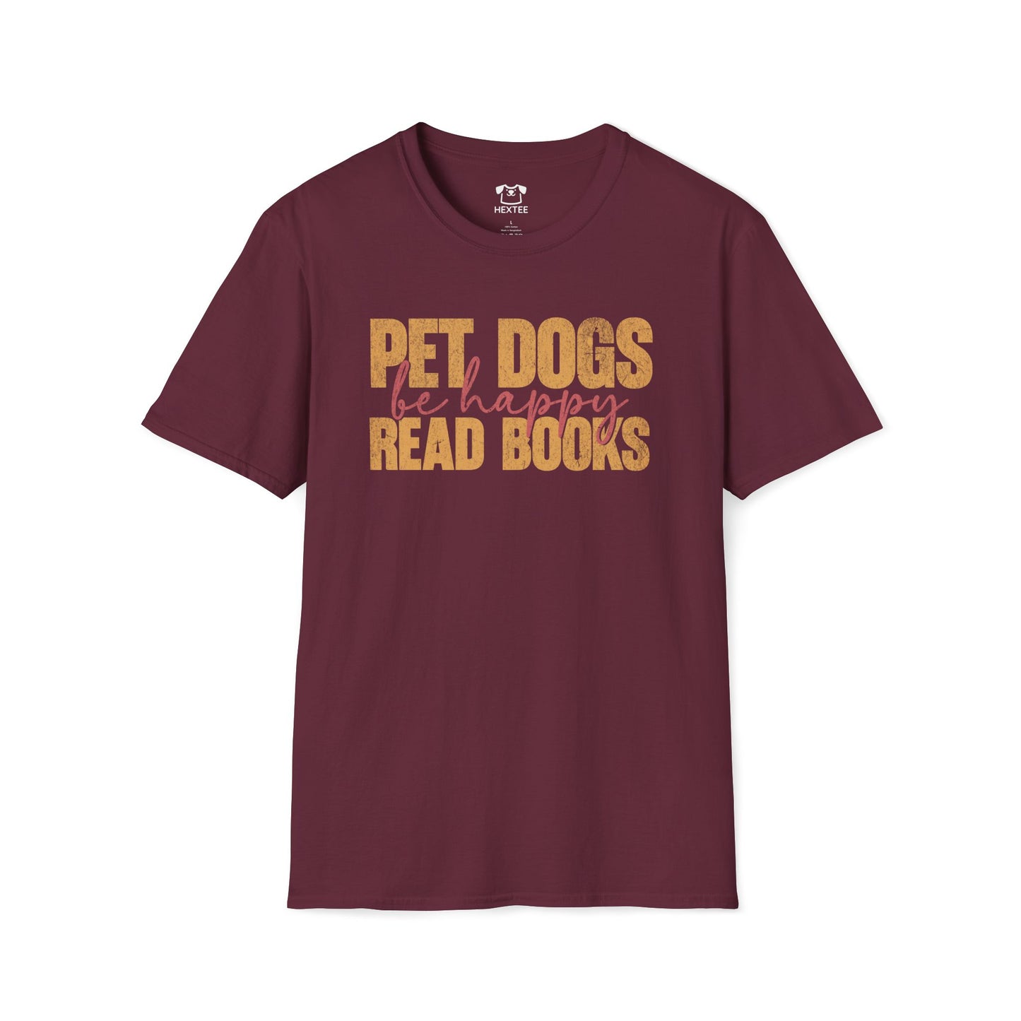 Pet Dogs Read Books Be Happy