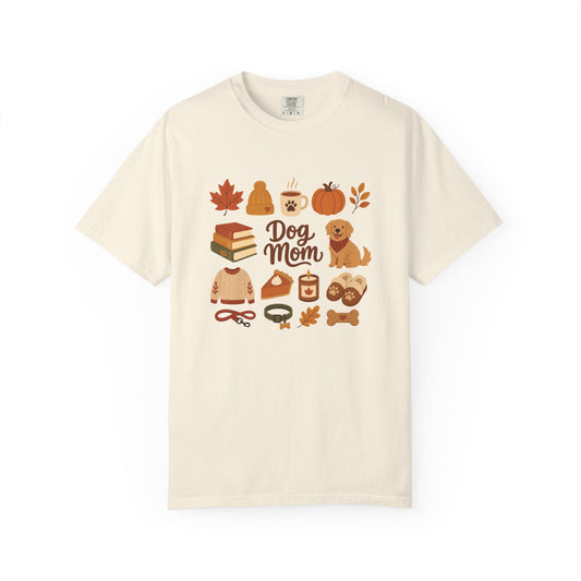 Dog Mom Fall Shirt - Comfort Colors Premium Tee