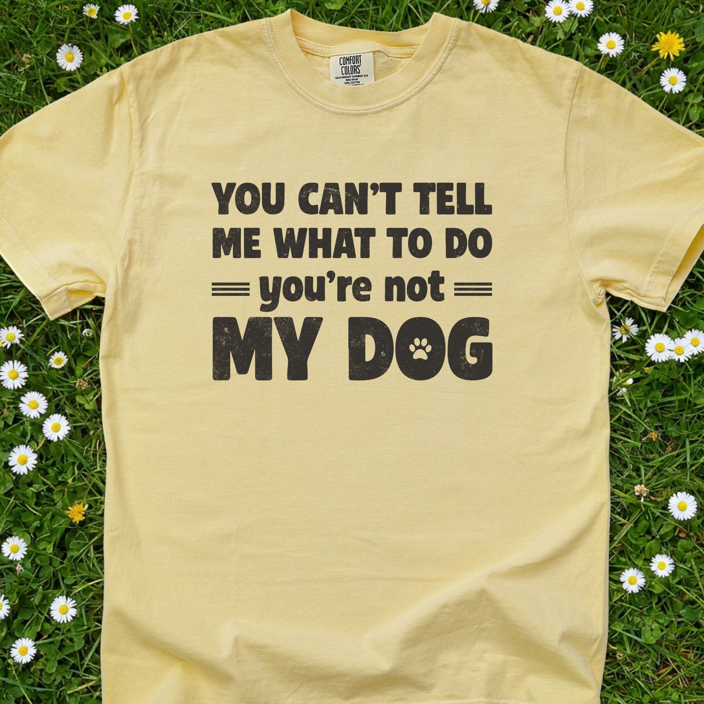 You Can't Tell Me What To Do - Comfort Colors Premium Tee