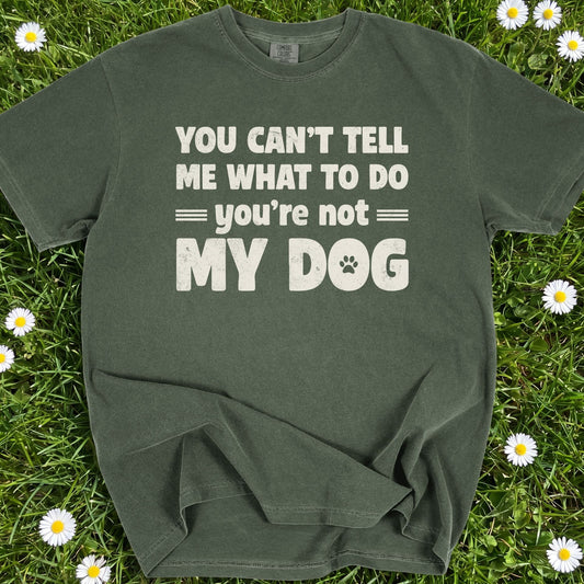 You Can't Tell Me What To Do - Comfort Colors Premium Tee