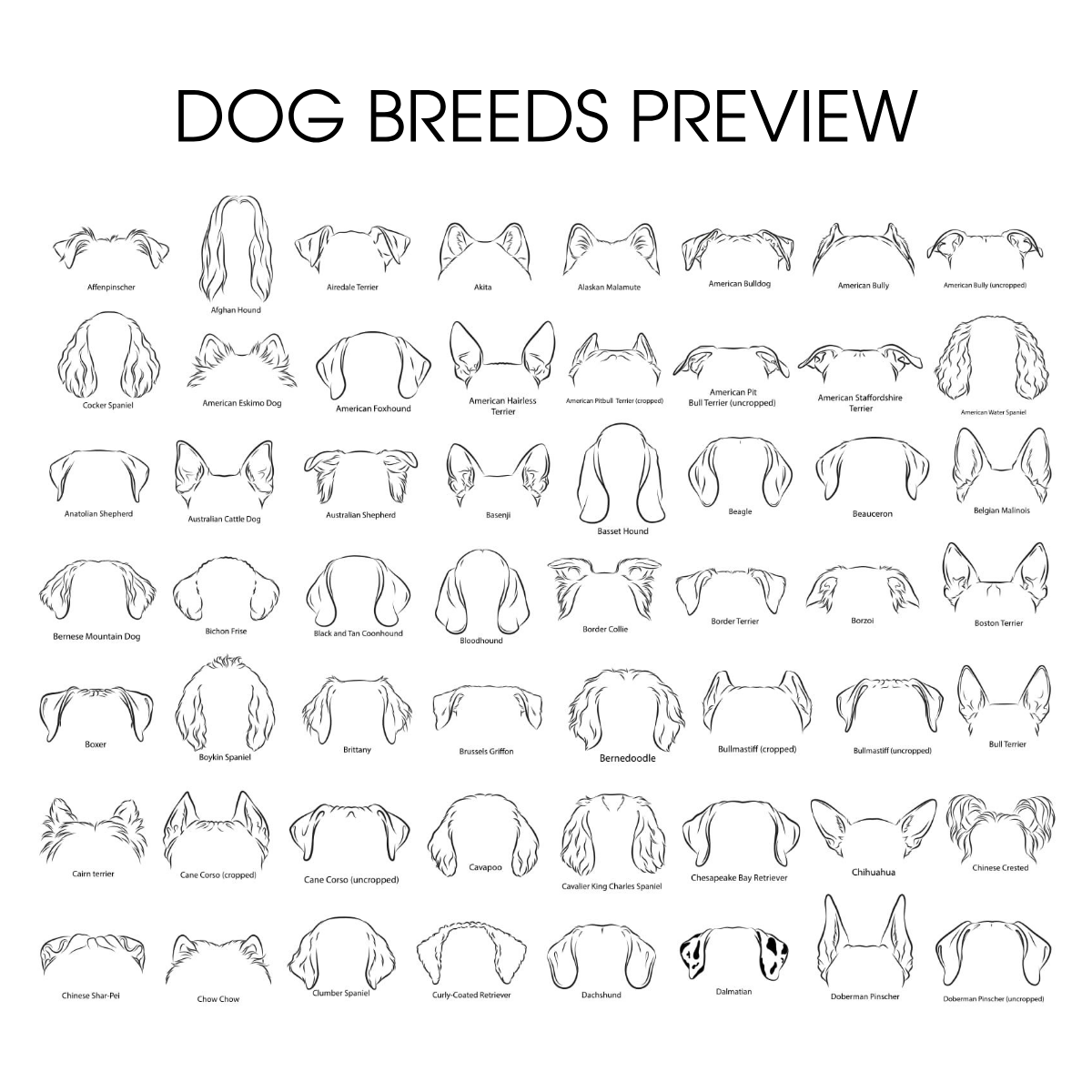 Dog Ears Personalized T-Shirt