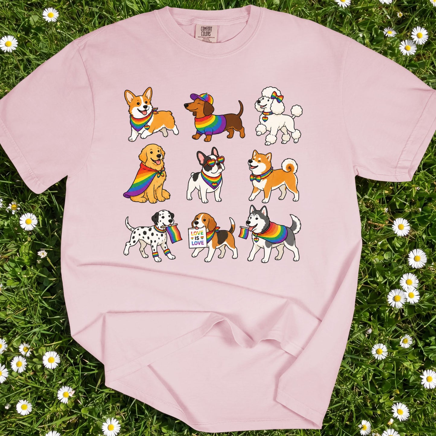 Pride Dogs - Comfort Colors Premium Tee