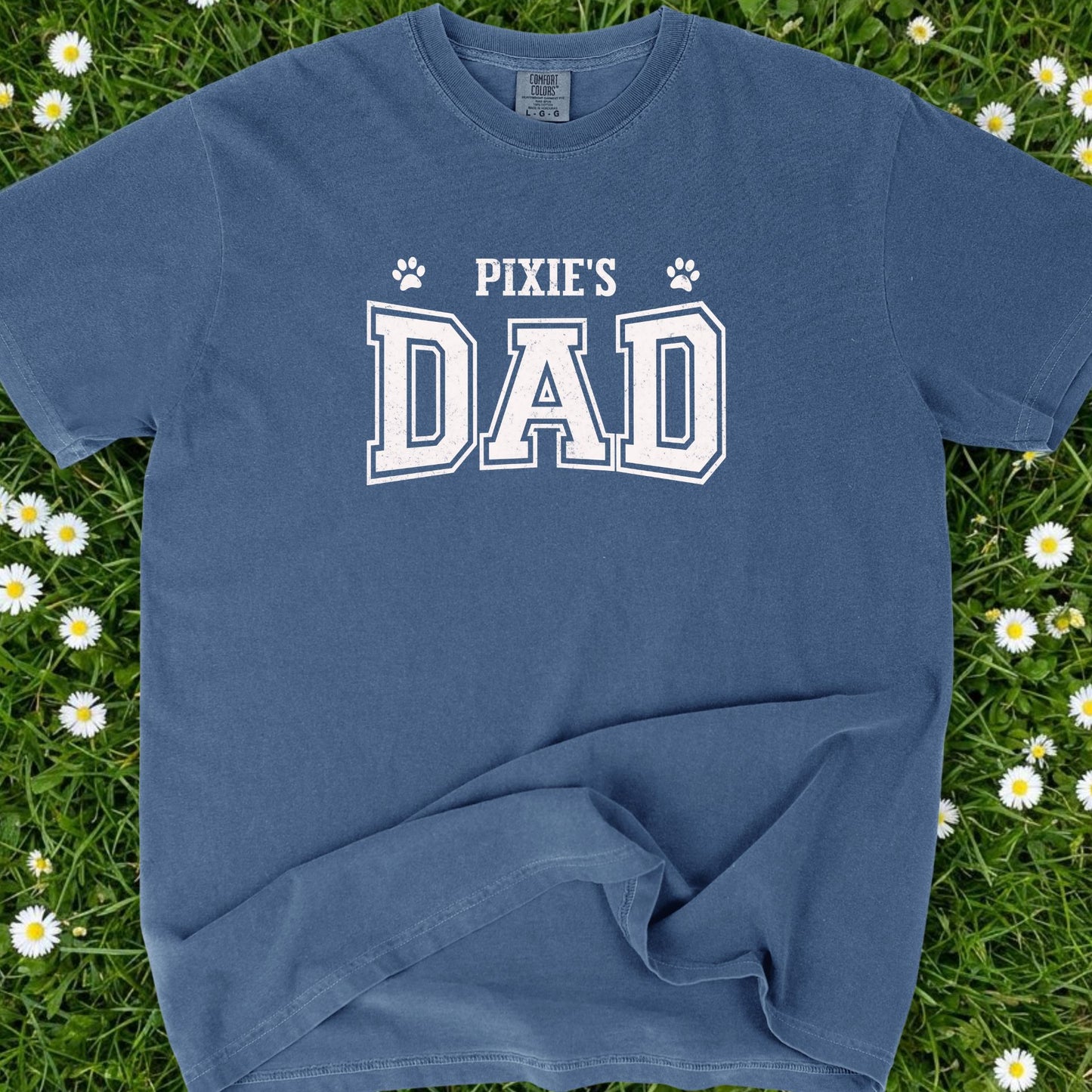 Dog Dad Personalized - Comfort Colors Premium Tee