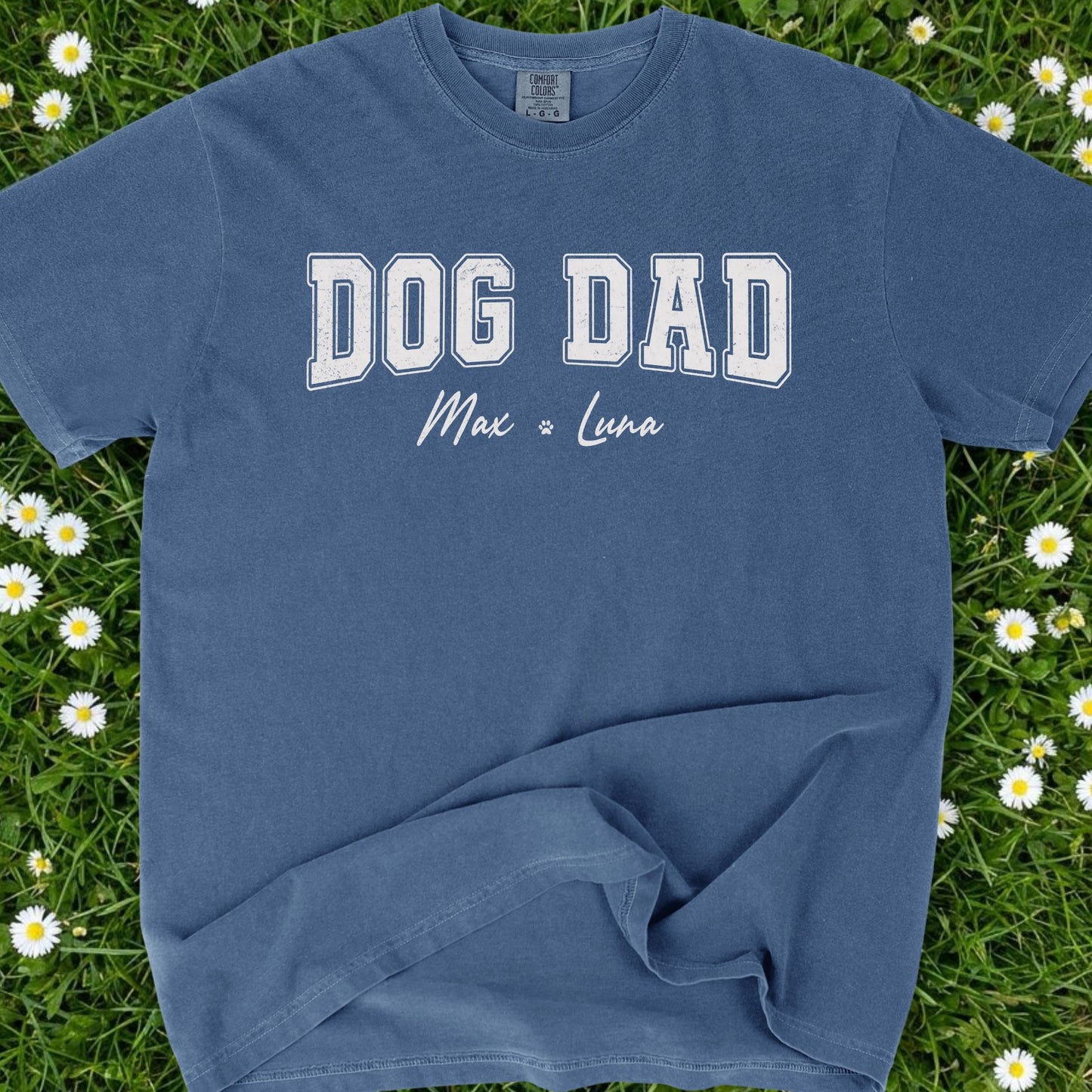 Dog Dad Personalized - Comfort Colors Premium Tee