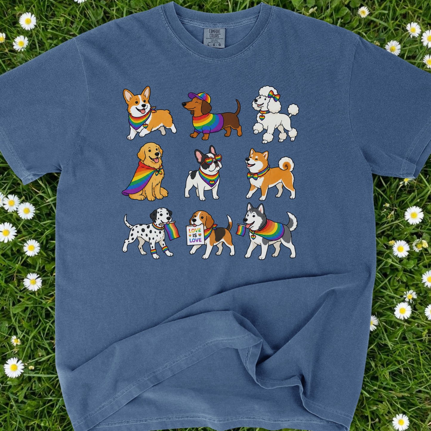 Pride Dogs - Comfort Colors Premium Tee