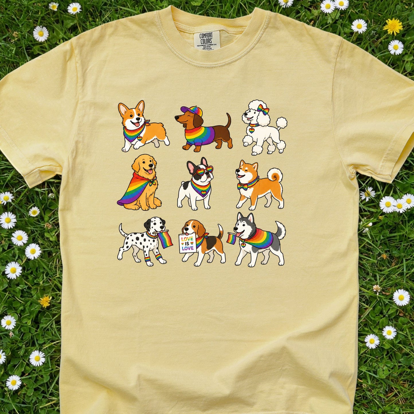 Pride Dogs - Comfort Colors Premium Tee