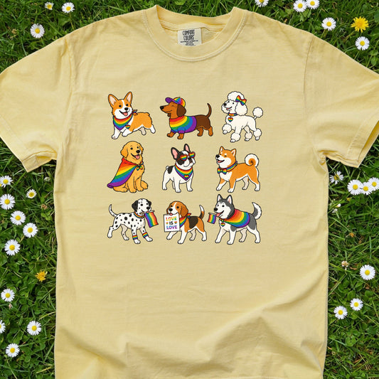 Pride Dogs - Comfort Colors Premium Tee