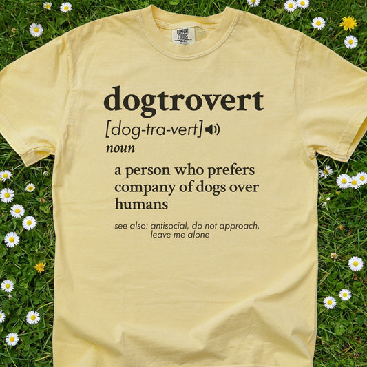 Dogtrovert - Comfort Colors Premium Tee