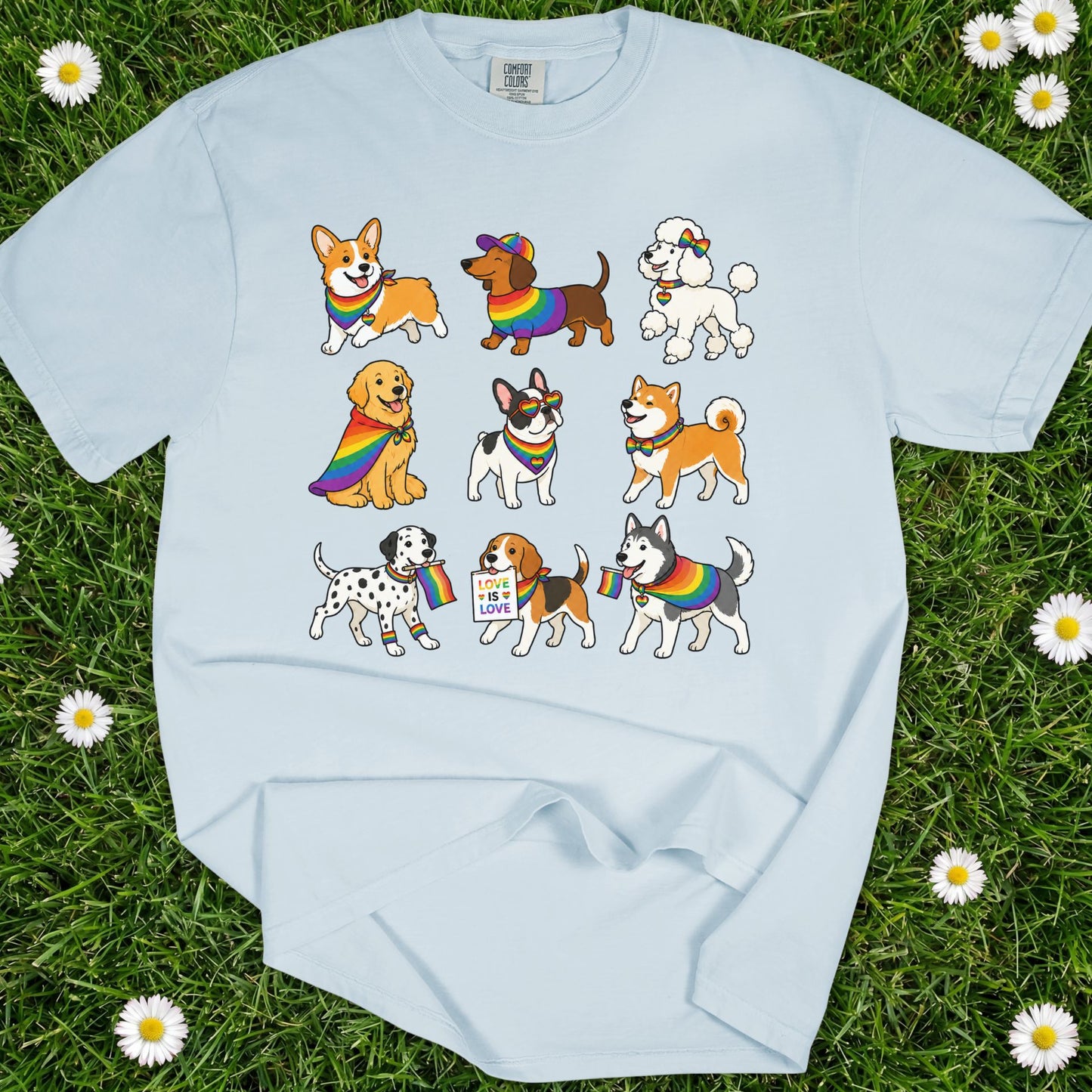 Pride Dogs - Comfort Colors Premium Tee