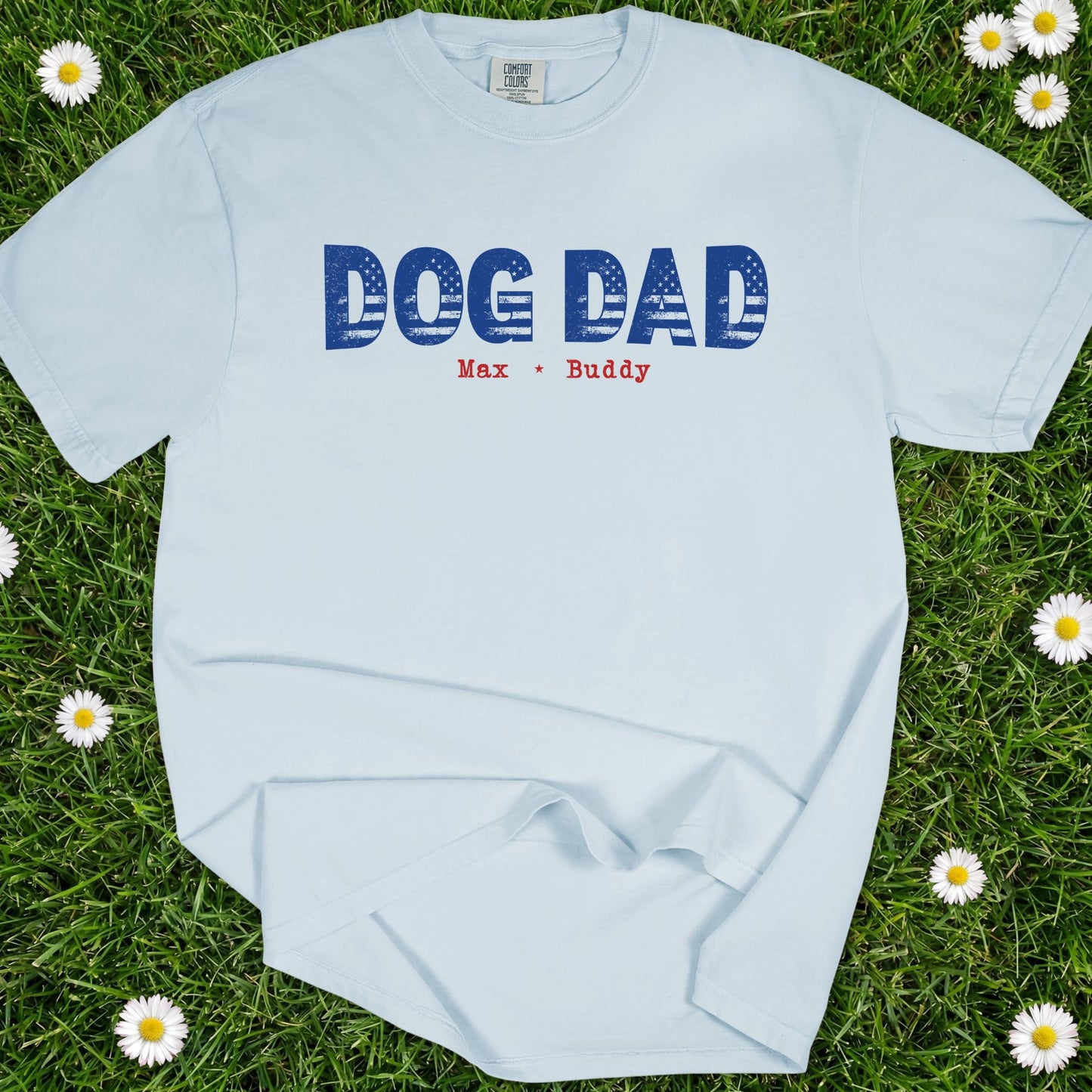 Dog Dad Personalized - Comfort Colors Premium Tee