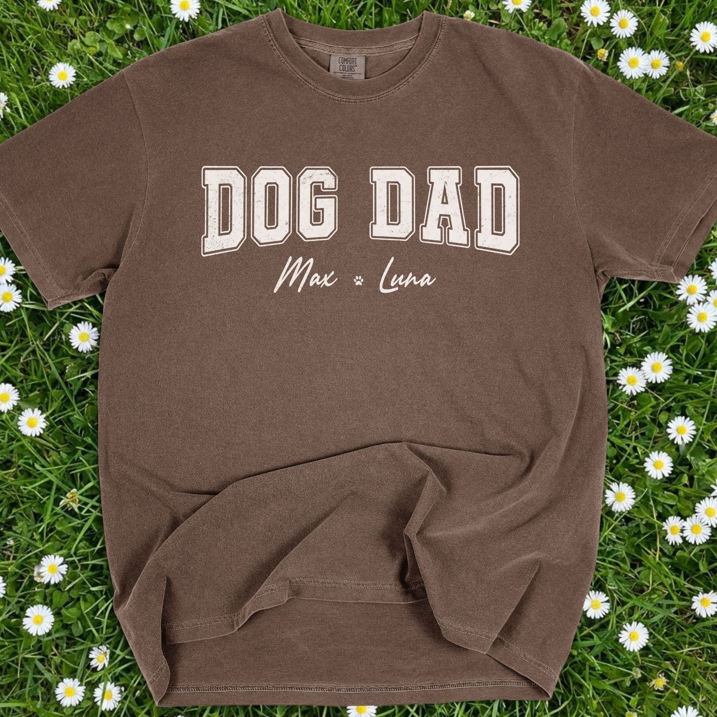 Dog Dad Personalized - Comfort Colors Premium Tee