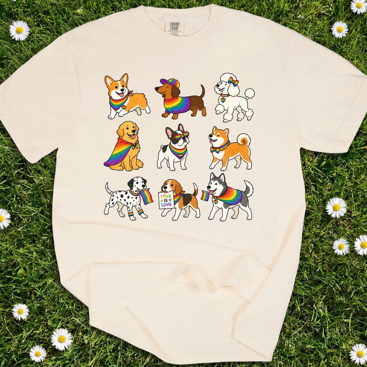 Pride Dogs - Comfort Colors Premium Tee