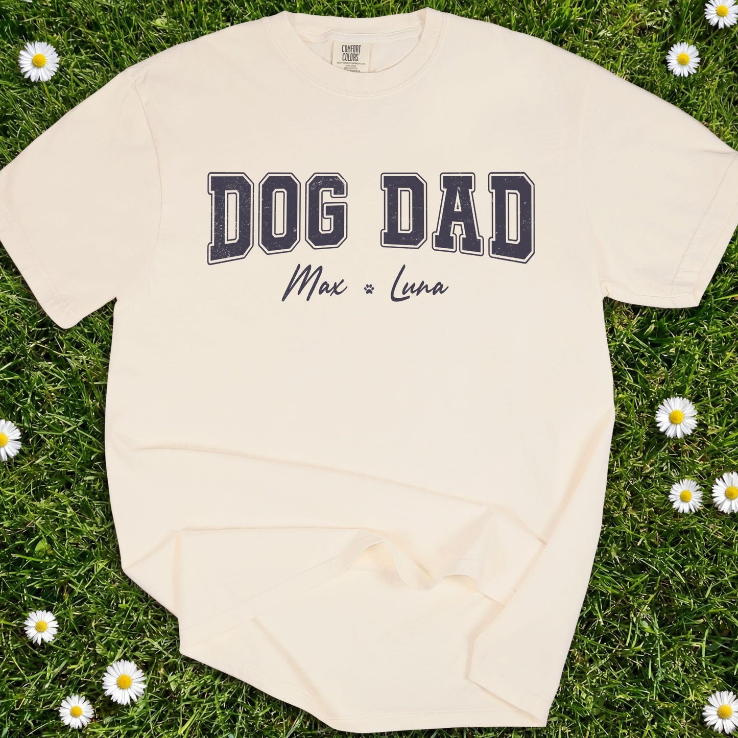 Dog Dad Personalized - Comfort Colors Premium Tee