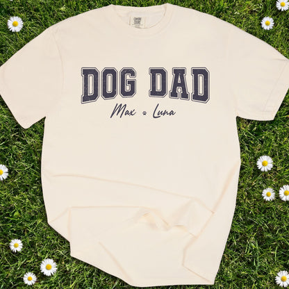 Dog Dad Personalized - Comfort Colors Premium Tee