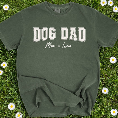 Dog Dad Personalized - Comfort Colors Premium Tee