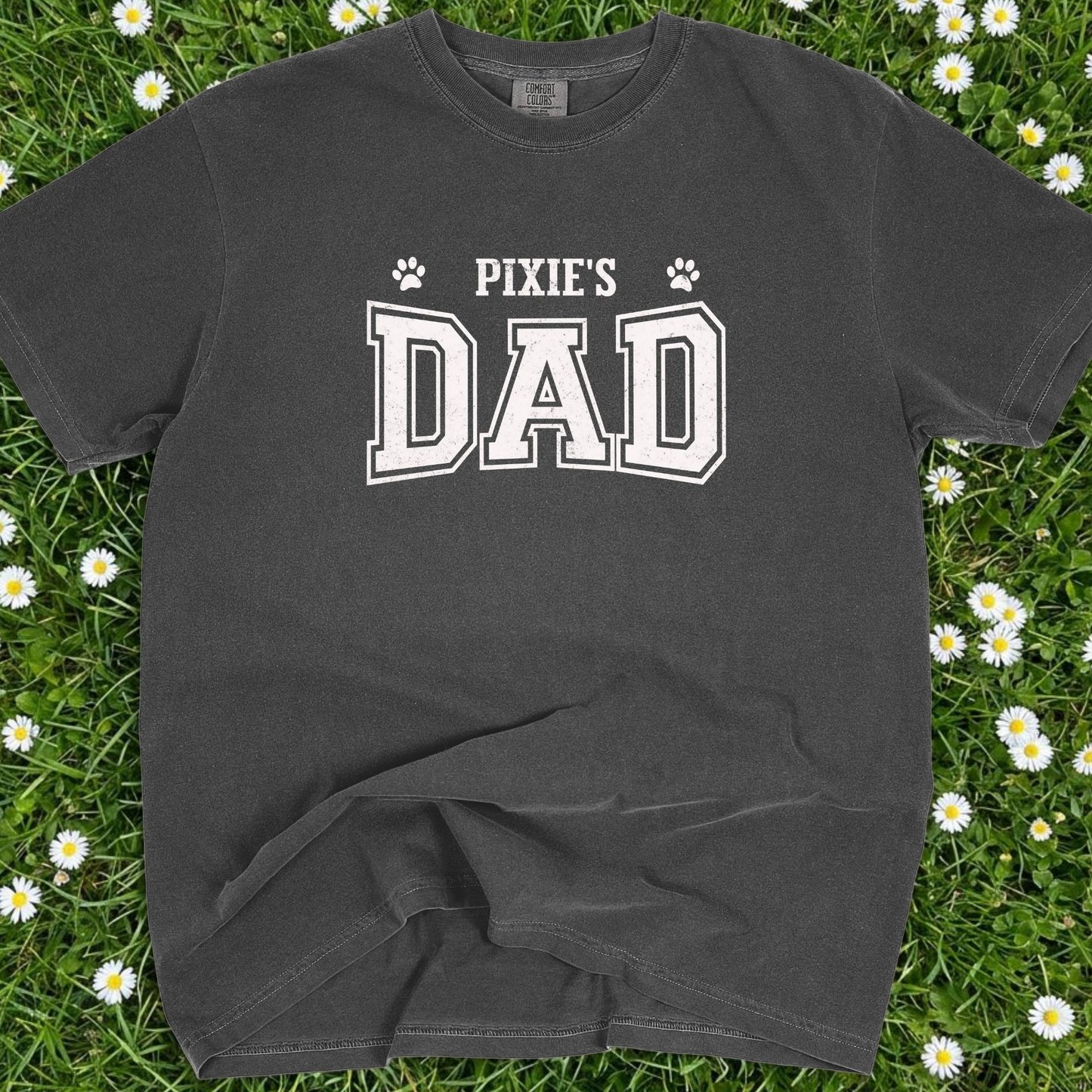 Dog Dad Personalized - Comfort Colors Premium Tee