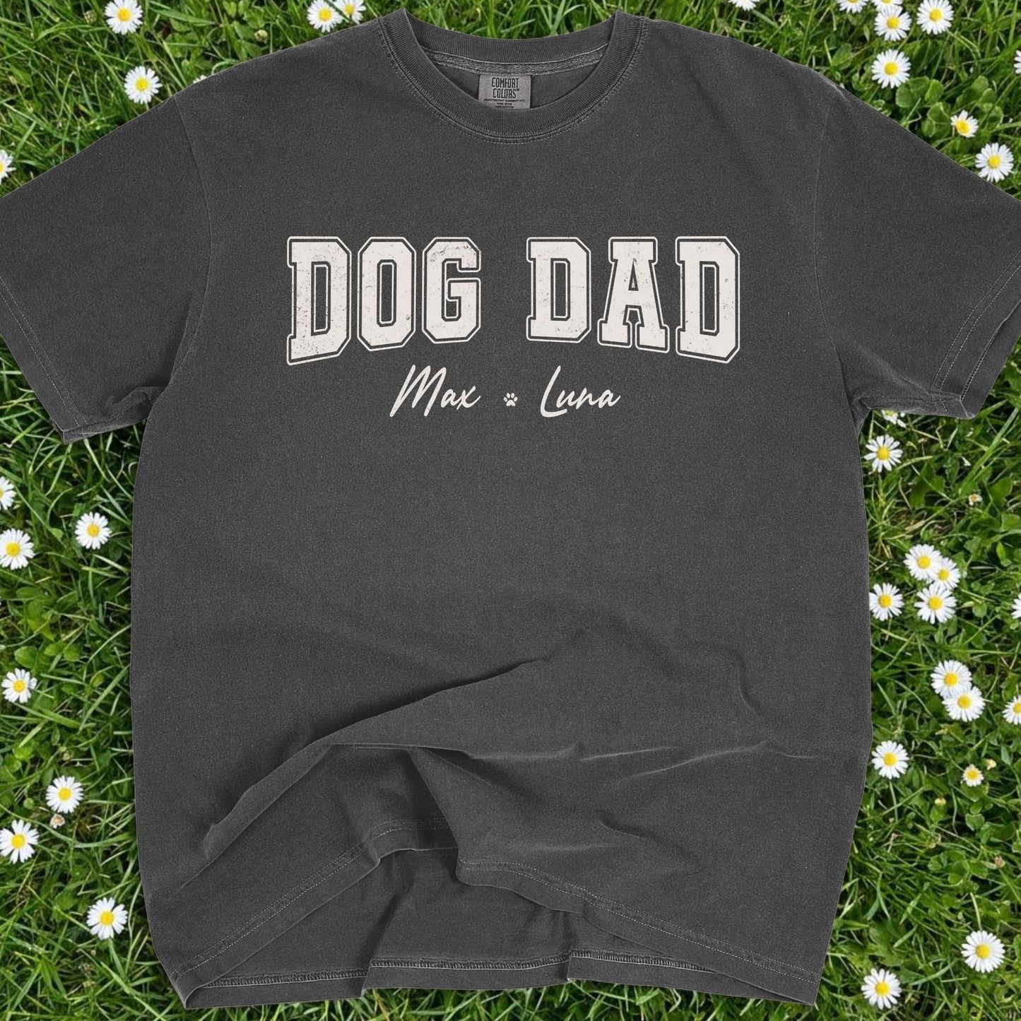 Dog Dad Personalized - Comfort Colors Premium Tee