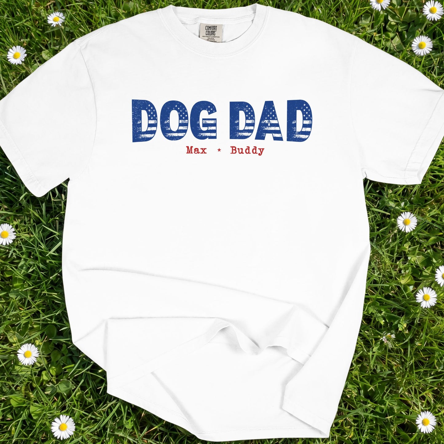 Dog Dad Personalized - Comfort Colors Premium Tee
