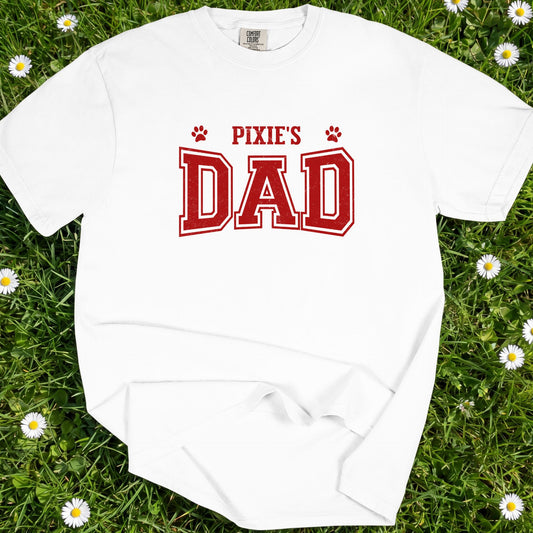 Dog Dad Personalized - Comfort Colors Premium Tee
