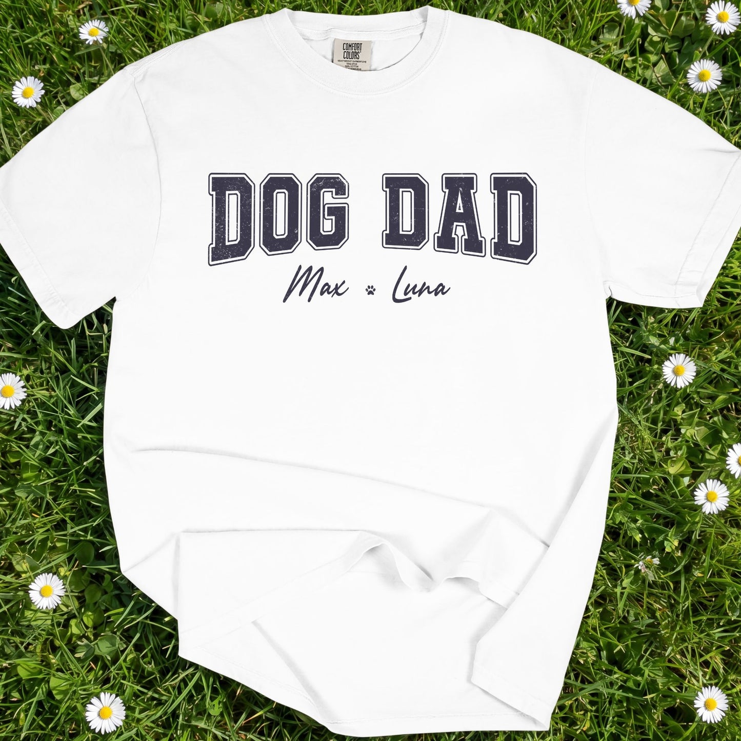 Dog Dad Personalized - Comfort Colors Premium Tee