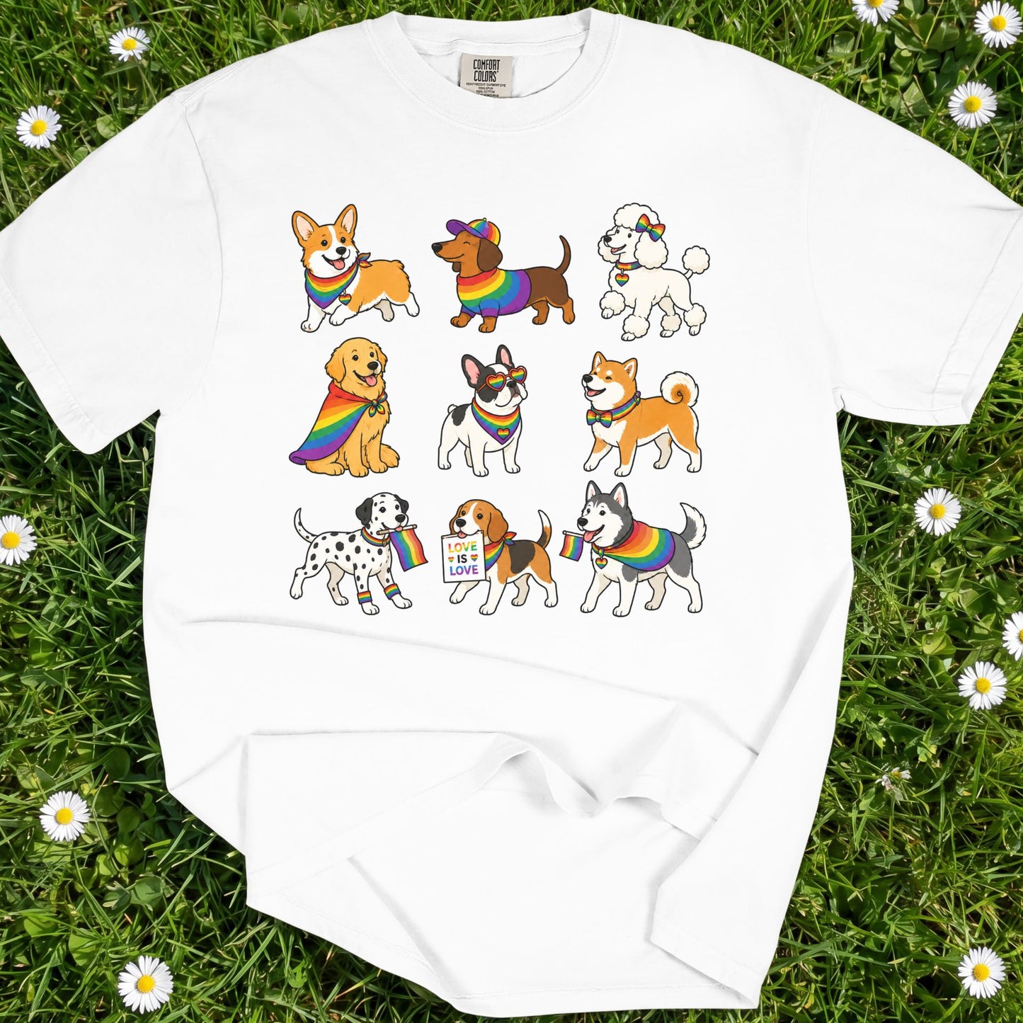 Pride Dogs - Comfort Colors Premium Tee
